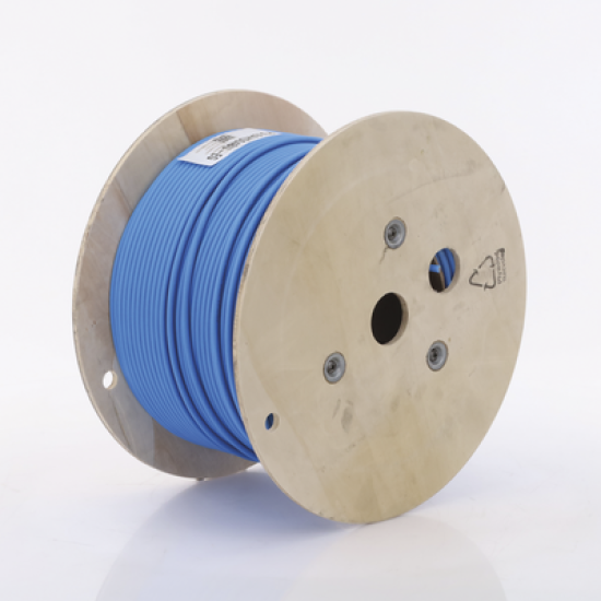 Bobina de Cable UTP de 4 Pares, Vari-MaTriX HD, Cat6A, 23 AWG, LSZH-3 (Libre de Gases Tóxicos), Color Azul, 305m