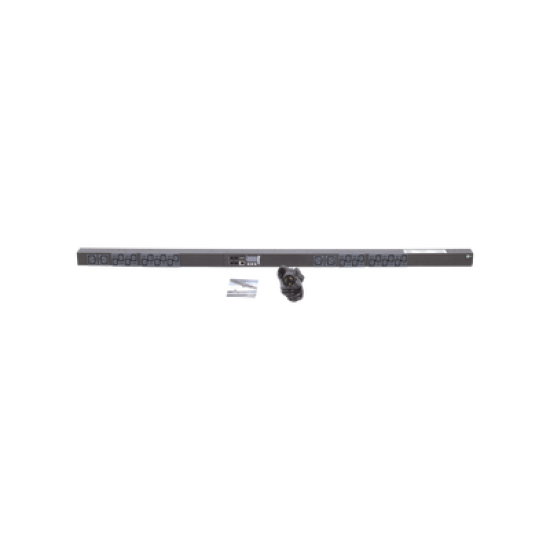 PDU Monitoreable (MI) para Distribución de Energía, Enchufe de Entrada NEMA L6-20P, Con 20 Salidas C13 y 4 C19, de Instalación Vertical, 120 o 220 Vca, 20 Amp