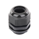 Conector Plástico Negro Tipo Glándula para Rosca NPT 1