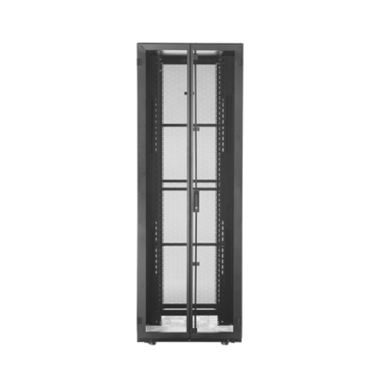 Gabinete FlexFusion™ XGL (Light) para Centros de Datos, 42 UR, 600 mm de Ancho, 1070 mm de Profundidad, Fabricado en Acero, Color Negro