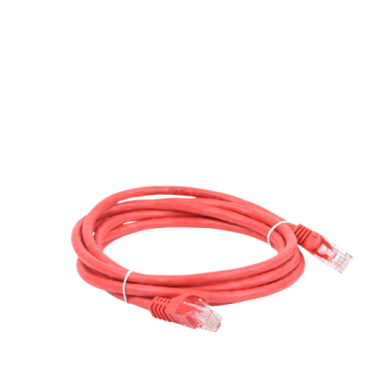 Cable de parcheo UTP Cat6 - 2 m - rojo