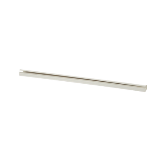 Canaleta LD10 de PVC rígido, con cinta adhesiva para instalación sin herramientas, de 38.4 x 24 x 3048 mm, Color Blanco Mate