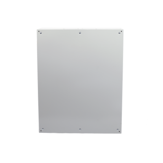 Gabinete de Acero IP66 Uso en Intemperie (800 x 1000 x 300 mm) con Placa Trasera Interior Metálica y Compuerta Inferior Atornillable (Incluye Chapas y Llaves T).