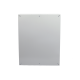Gabinete de Acero IP66 Uso en Intemperie (800 x 1000 x 300 mm) con Placa Trasera Interior Metálica y Compuerta Inferior Atornillable (Incluye Chapas y Llaves T).