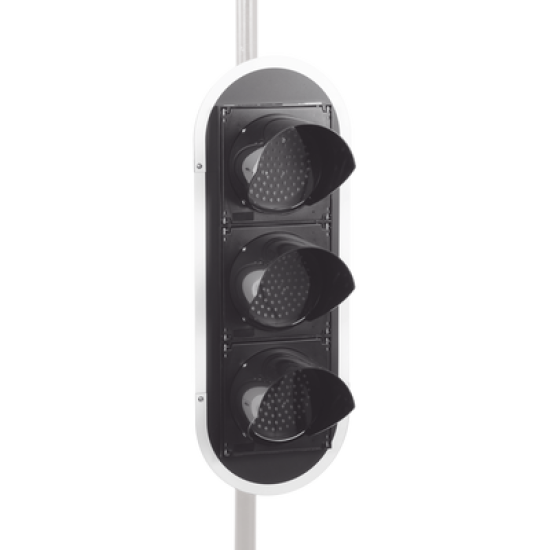 Semáforo / Señalización Rojo, Verde y Amarillo / Diametro 200mm / LED / 110vca.