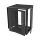Gabinete para Montaje en Pared, Puerta de Cristal Templado, Cuerpo Fijo con Rack 19