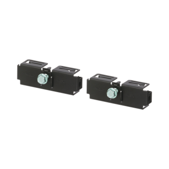 Kit de 2 Clips para Unión de Charolas Wyr-Grid de Panduit, Compatible con 8 y 12 in de Ancho, Color Negro