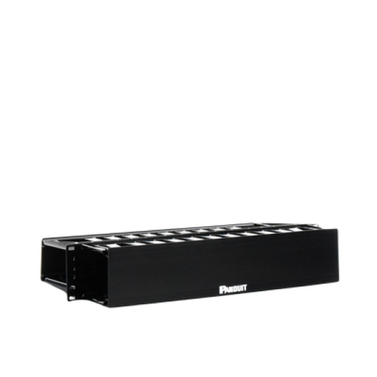 Organizador de Cables Horizontal PatchLink, Doble (Frontal y Posterior), Para Rack de 19in, 2UR