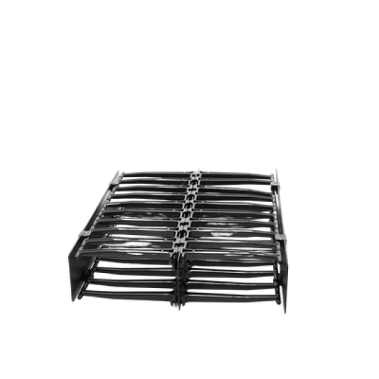 Organizador de Cable Horizontal RouteIT, Doble, Para Rack de 19in, 6in de profundidad, 2UR