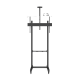 Montaje de Piso Móvil para Pantallas de  65 in a 100 in | vesa 100 x 100 hasta 1000 x 600 | carga maxima soportada 120kg| Fabricado en aluminio y acero
