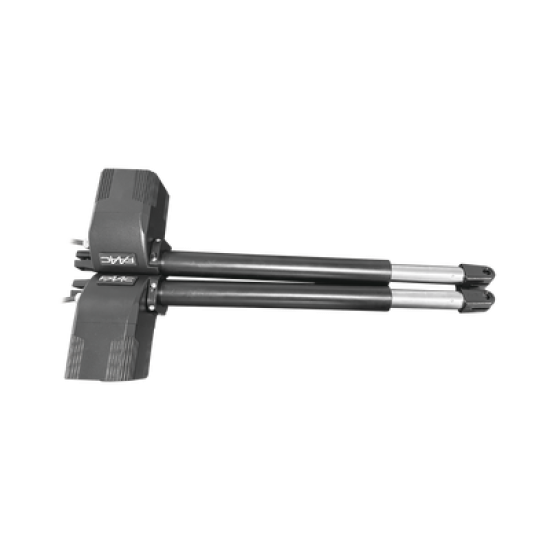 Kit de Operadores Abatibles FAAC 412 Para Puertas de 3 Metros y hasta 300 KG / Operadores no Reversibles y Con llave de Desbloqueo Manual 
