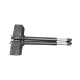 Kit de Operadores Abatibles FAAC 412 Para Puertas de 3 Metros y hasta 300 KG / Operadores no Reversibles y Con llave de Desbloqueo Manual 
