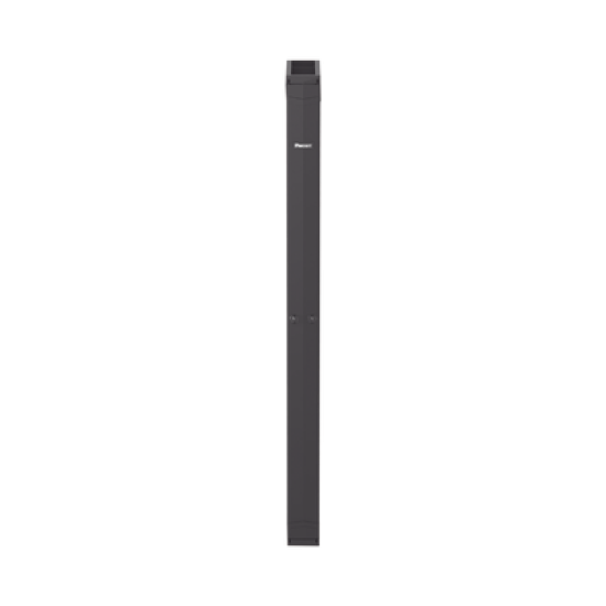 Organizador Vertical PatchRunner™, Doble (Frontal y Posterior), Para Rack Abierto de 45 Unidades, 6in de Ancho, Color Negro