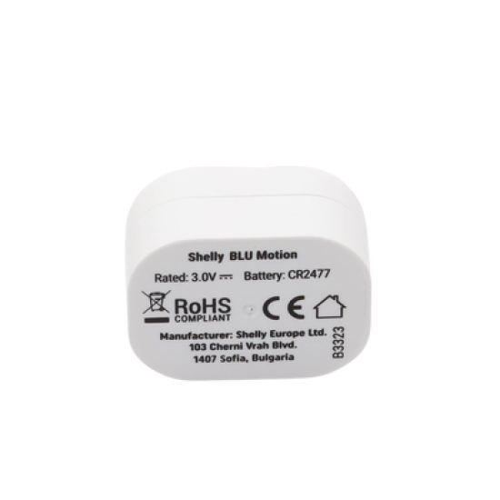 Sensor de movimiento inteligente e inalámbrico, integrable a la App Shelly necesario ShellyPRO o PLUS