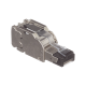 Plug RJ45 Blindado, Instalación Recta, Terminación en Campo Certificable, Compatible con Cat5e, Cat6 y Cat6A, Color Plata, Paquete de 10 Piezas