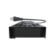 Kit de 3 Ventiladores 110 Vca (12 x 12 cm) con Clavija para Gabinete de Piso