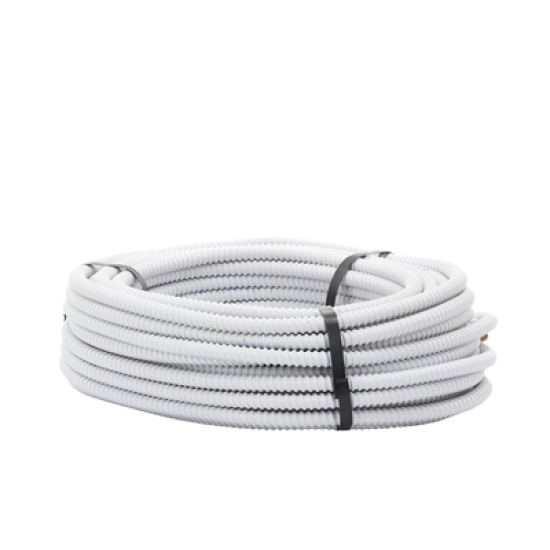 Tuberia flexible (Vaina) diflex, PVC Auto-extinguible, de 10 mm, rollo de 30 m