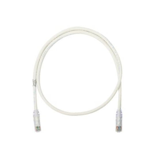 Cable de parcheo UTP Categoría 6, con plug modular en cada extremo - 4.3 m. - Blanco mate Cable de parcheo UTP Categoría 6, con plug modular en cada extremo - 4.3 m. - Blanco mate