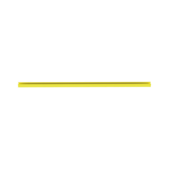 Canaleta FiberRunner™ 2X2 sin Tapa, de PVC Rígido, Color Amarillo, 1.8 m de Largo