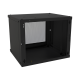 Gabinete de Pared Fijo, Puerta Perforada, con Rack de 19in, 9 Unidades de Rack