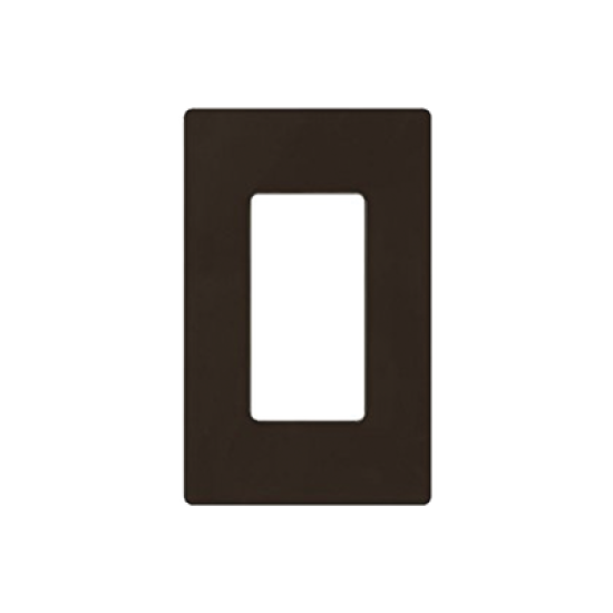 Placa de pared color café,  para un Control Remoto PICO, switch o atenuador.