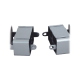 Organizador de cables vertical articulado, ideal para llevar los cables del piso a mesa o a la cubierta del escritorio de manera segura