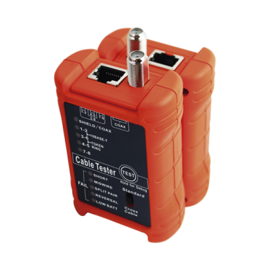 Tester Profesional para mapeo de cables de red/coaxiales