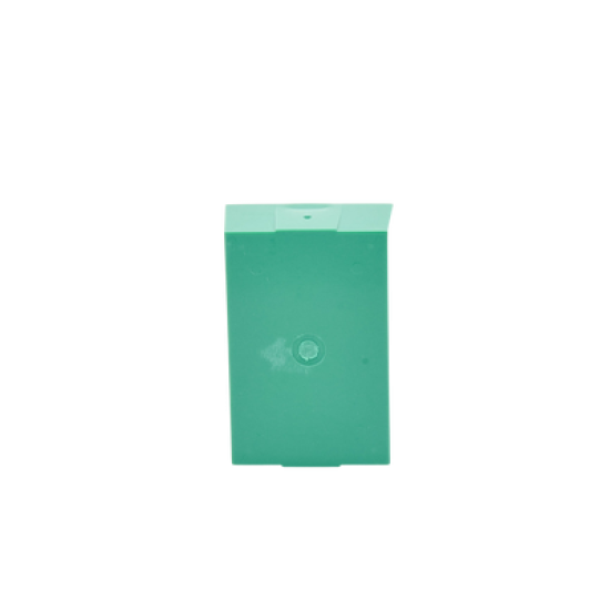 Caja trasera de montaje color verde para estaciones de parada STOPPER