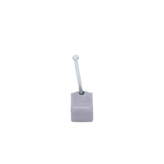 Grapa para cable redondo de 10mm color gris (100pzs) (3104-00100) 