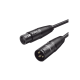 Cable para Micrófono XLR Tipo Canon Macho a Hembra / 10 Metros / Plug & Play / Antiinterferencias / Triple Blindaje / Alta Calidad / Color Negro
