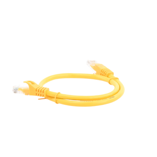 Cable de parcheo UTP Cat6 - 0.5 m - amarillo