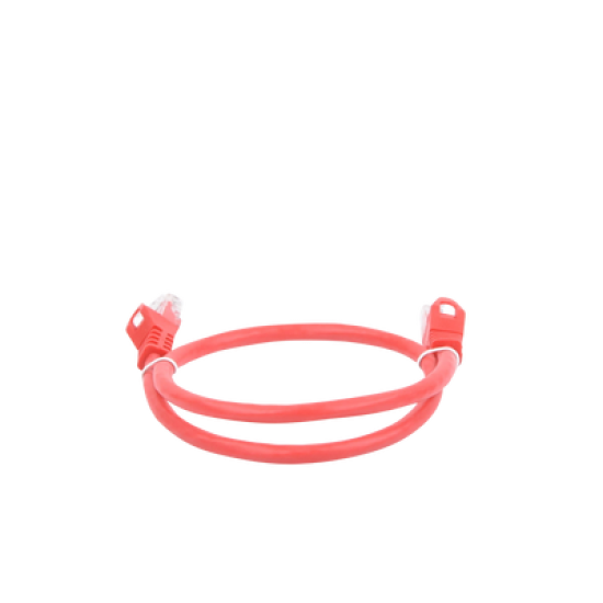 Cable de parcheo UTP Cat6 - 0.5 m - rojo