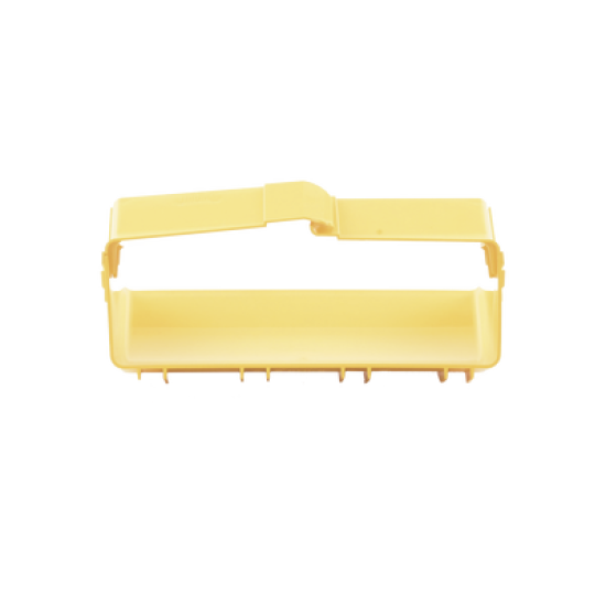 Bajada Vertical Interior de 45º con Tapa, Para uso con Canaletas 12X4 FiberRunner™, Color Amarillo