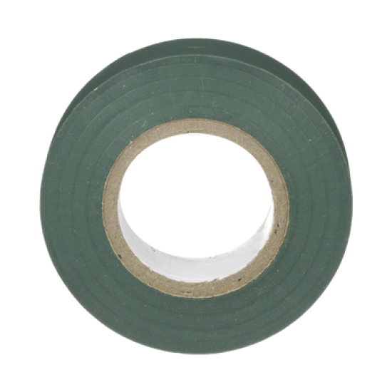 Cinta Eléctrica STRONGHOLD para Aislar, de PVC, Uso General Reparación y Mantenimiento, Grosor de 0.18mm (7 mil), Ancho de 19mm, y 20.12m de Largo, Color Verde