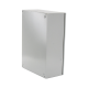 Gabinete Ventilado de Acero IP55 Uso en Exterior (500 x 700 x 250 mm) con Placa Trasera Interior Metálica y Compuerta Inferior Atornillable. Incluye Ventilador, Ventilas, filtros, Chapas y Llave T.