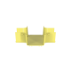 Accesorio de 4 Vías Horizontal, Con Ángulos a 90º, Para Canaletas FiberRunner™ 6X4, Color Amarillo
