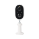 Cámara IP de batería gran angular 3MP | WiFi | Audio de 2 vías | Batería recargable 5200mAh | IP65 |Exterior con protección|  Estadísticas de energía | Detección de humanos | Incluye Panel Solar 