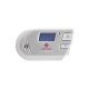 Detector Combo de Combinación de Gases Explosivos: Metano (GN), Propano (LP) y Monóxido de Carbono (CO), Con Pantalla Digital Retroiluminada, 120 Vca y Batería de Respaldo