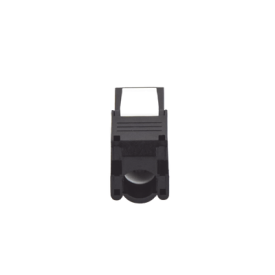 Módulo Jack Keystone Cat6A (toolless), con terminación en ángulo 180 º Color Negro, Compatible con Faceplate y Patchpanel Linkedpro