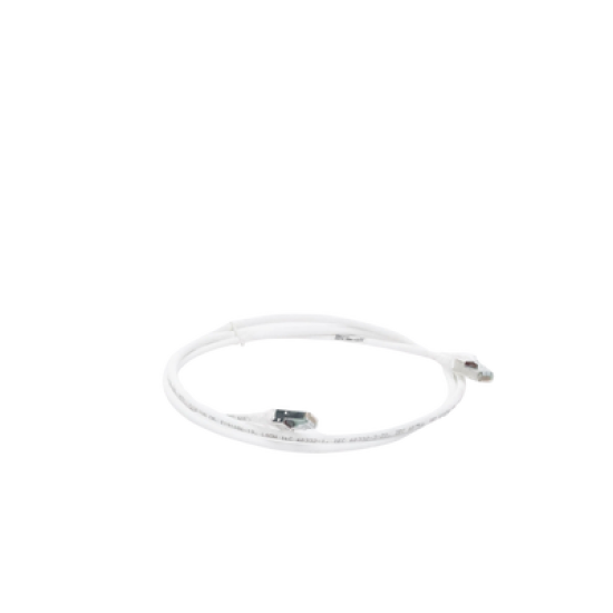 Patch Cord Z-MAX Cat6A S/FTP, CM/LS0H, 5ft, Color Blanco, Versión Bulk (Sin Empaque Individual)