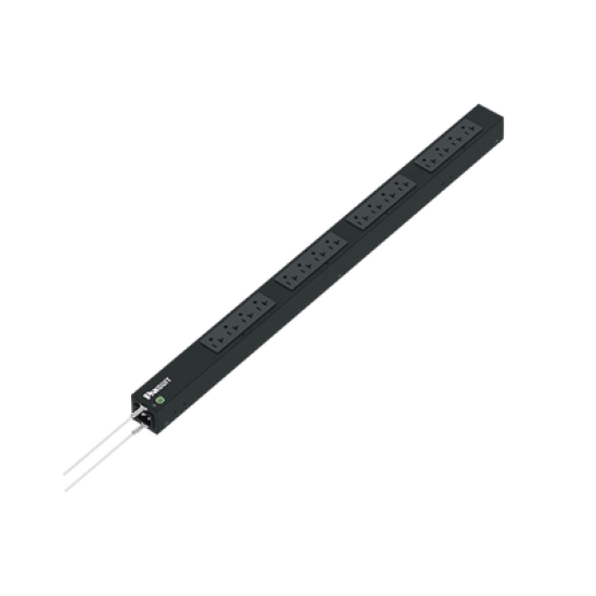 PDU Básico para Distribución de Energía, Enchufe de Entrada NEMA 5-20P, Con 16 Contactos NEMA 5-20R, de Instalación Vertical, 20 Amp, 120 Vca