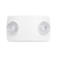 Luz de Emergencia Dual LED ultra compacta/150 lúmenes/Luz fría/Batería de Respaldo Incluida/Botón de test.