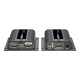 Kit Extensor HDMI | Hasta 70m 1080p | 40m 4K@30Hz | Compatible con HDCP | Cable Cat 6 Recomendado | Soporta Múltiples Resoluciones | Soporta PoC | Salida Loop