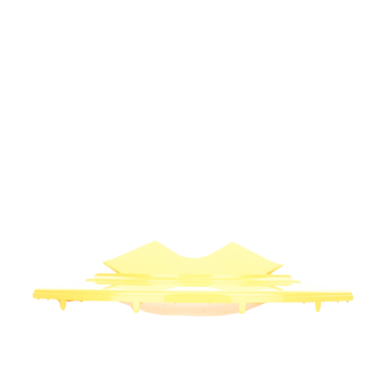 Tapa Opcional para Ángulo Recto de 90º Horizontal FRRA12X4LYL, Color Amarillo