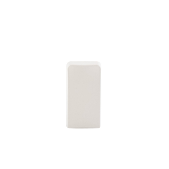 Caja de Montaje en Superficie, Para 2 Módulos Keystone, Color Blanco Mate