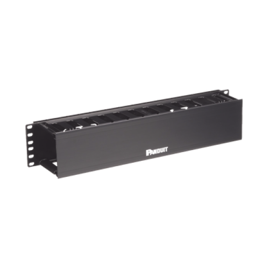 Organizador de Cables Horizontal PatchLink, Sencillo (Solo Frontal), Para Rack de 19in, 2UR