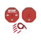 Alarma multifunción Exit Stopper® con bocina remota, para puertas dobles 