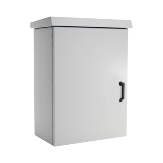 Gabinete Para Exterior OSP ComLine, Protección NEMA 4/12/4X/3/3R; IP66, 600 mm de Ancho, 500 mm de Profundidad, 18 UR, De Aluminio, Color Gris Claro