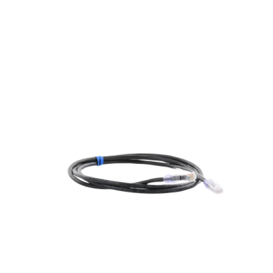 Cable de parcheo UTP Categoría 6, con plug modular en cada extremo - 1.5 m. - Negro