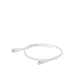 Cable de Parcheo Ultra Slim Con RJ45 Flexible UTP Cat6 - 1 m Blanco Diámetro Reducido